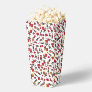 Santa Christmas Elves popcorn boxes