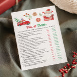 Santa Christmas Fact or Fiction Game Holiday Card<br><div class="desc">Can you spot the truth? Play our Christmas Fact or Fiction Printable Game and test your holiday knowledge with a twist.

76SE A</div>
