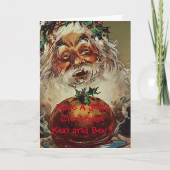 Santa Christmas Greeting Card by SharCanMakeit at Zazzle
