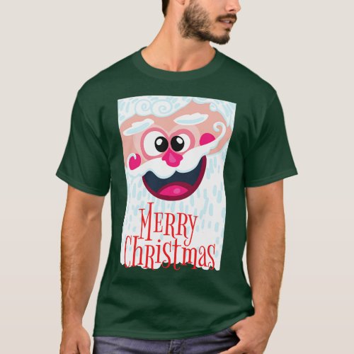 Santa Christmas Happy Christmas and a happy new ye T_Shirt