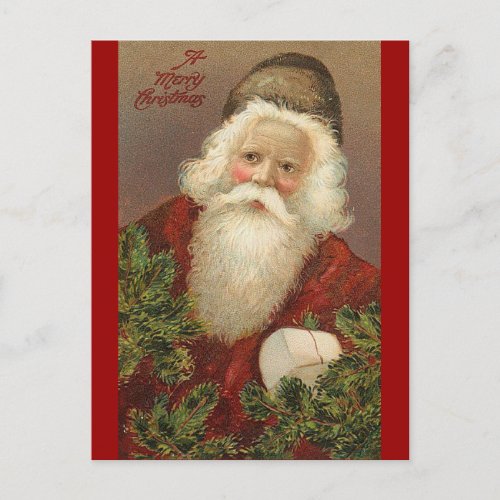 Santa Christmas Holiday Postcard
