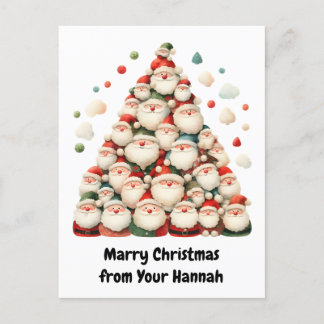 santa Christmas Holiday Postcard