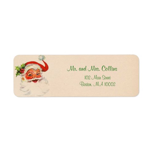 Santa Christmas Labels