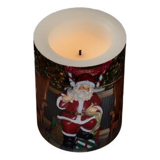 Santa Christmas LED Candle