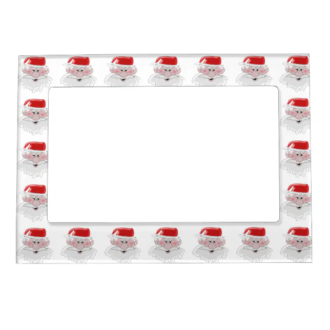 Santa Christmas Picture Frame Zazzle