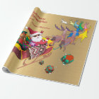 Santa Christmas Merry Christmas Sleigh Personalize