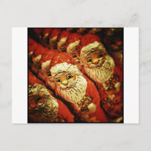 Santa Christmas Merry Joy Peace Seasons Jolly Holiday Postcard