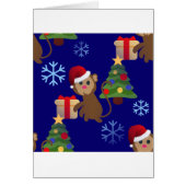 santa christmas monkey emoji (Front)