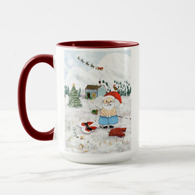 Santa Christmas Mug (Left)