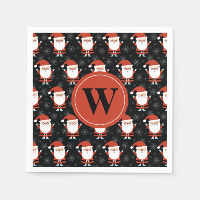 Santa Christmas Napkins (Front)