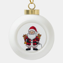 Santa Christmas ornament