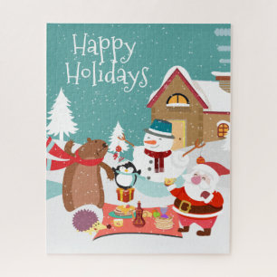 Santa Christmas Picnic Puzzle