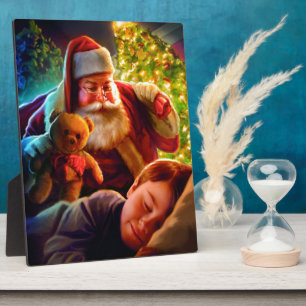 Santa Christmas Plaque