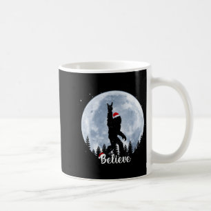 Santa Christmas Rock Sasquatch Xmas Girl Coffee Mug