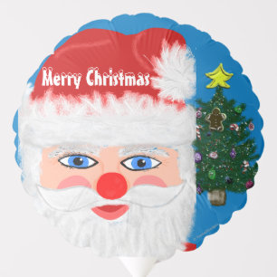 Santa Christmas Tree Balloons