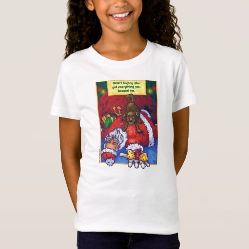Santa Christmas Wish T_Shirt