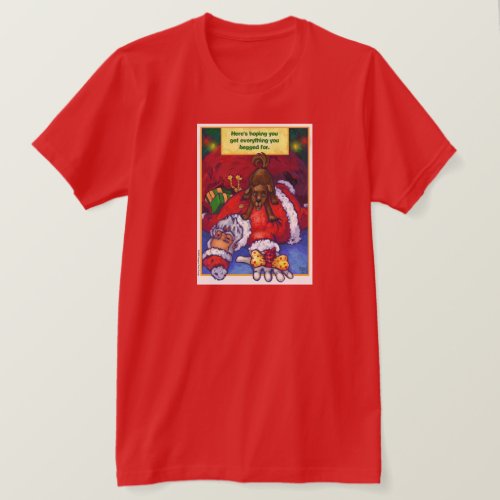 Santa Christmas Wish T_Shirt