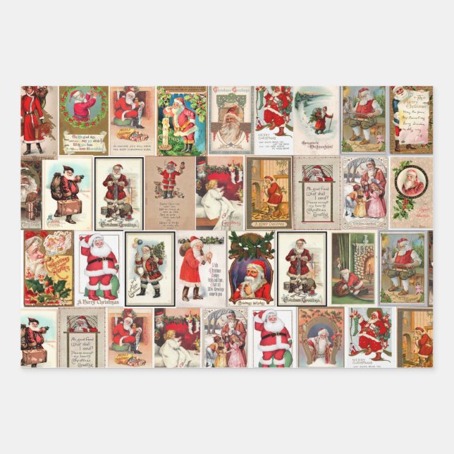 Santa Christmas Wrapping Paper (Front)