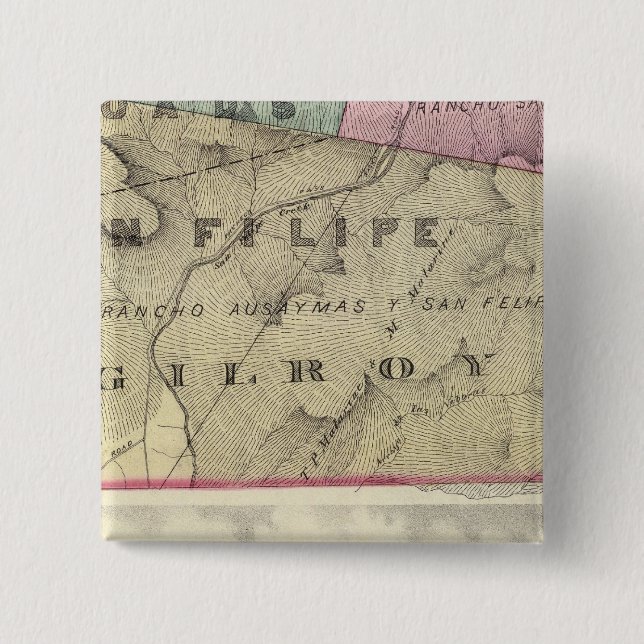 Santa Clara Co 12 Pinback Button (Front)