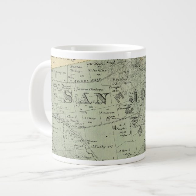 Santa Clara Co 6 Giant Coffee Mug (Front Left)