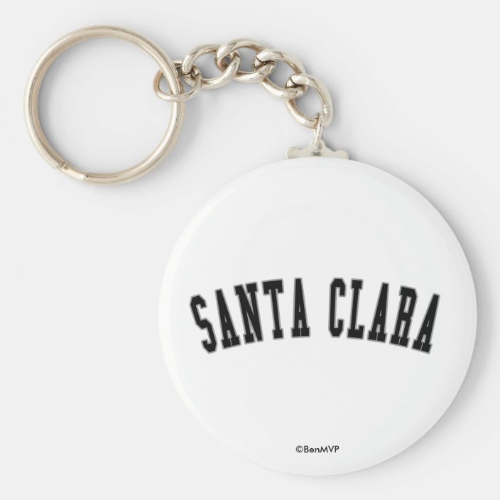 Santa Clara Key Chain