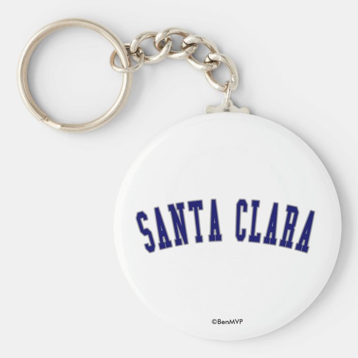 Santa Clara Keychain