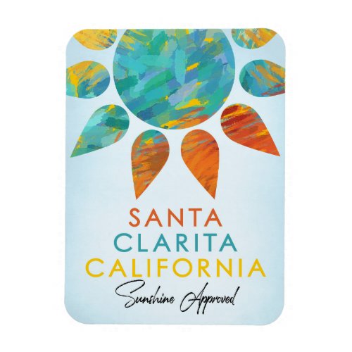 Santa Clarita California Sunshine Travel Magnet
