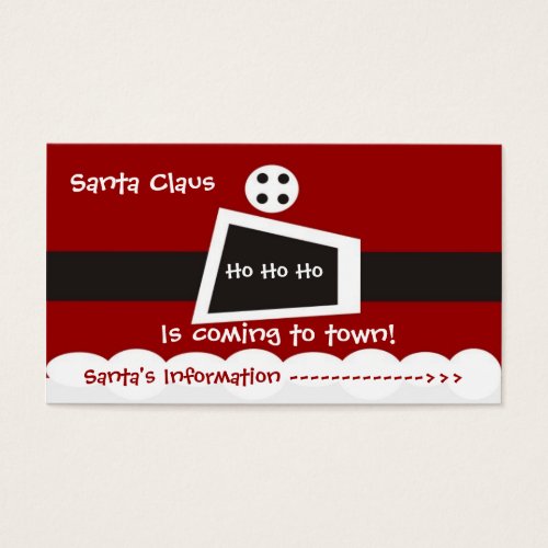 Santa Claus Business Card Templates