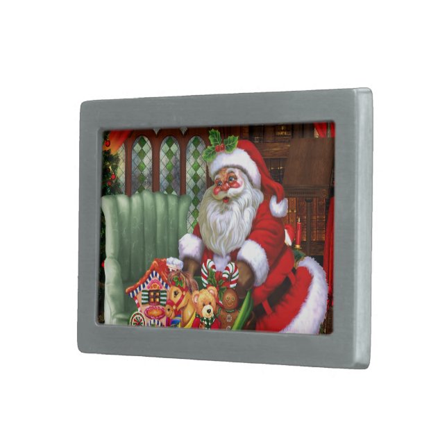 Santa Claus 2 Belt Buckle (Front Right)