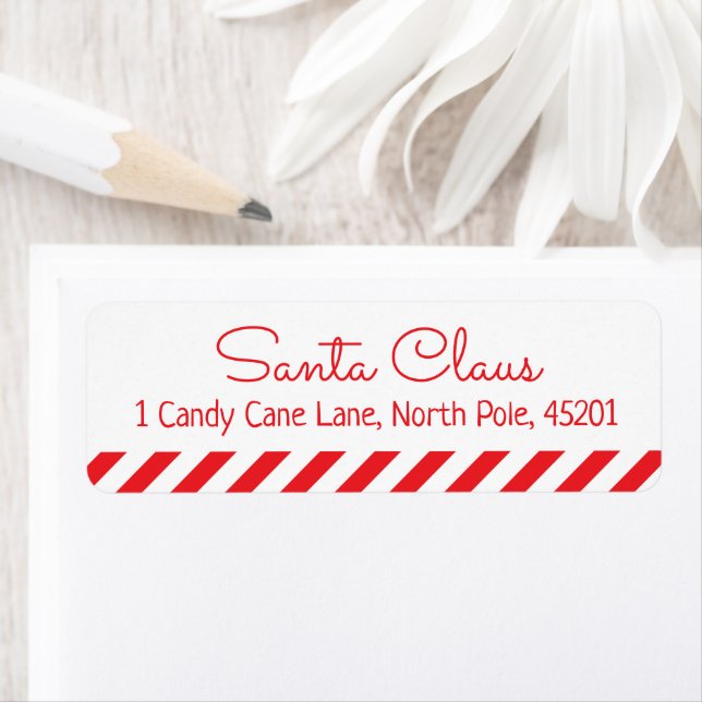 Santa Claus Address Label (Insitu)