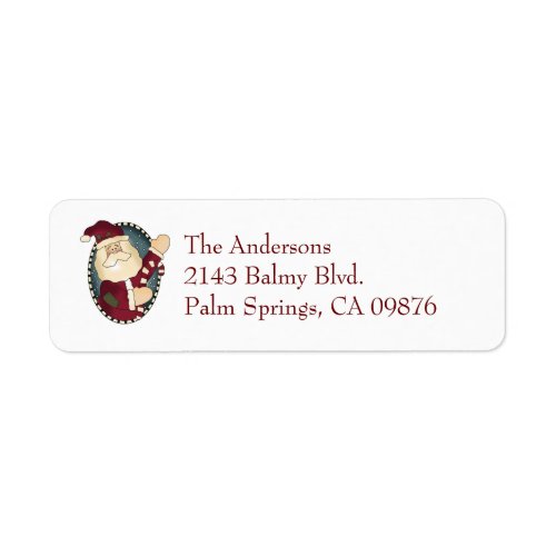 Santa Claus Address Label