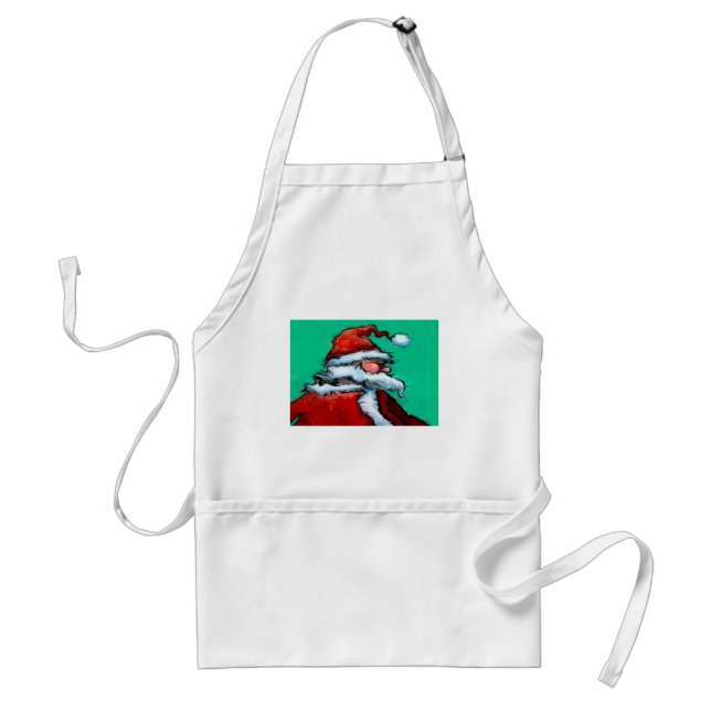 Santa Claus Adult Apron (Front)