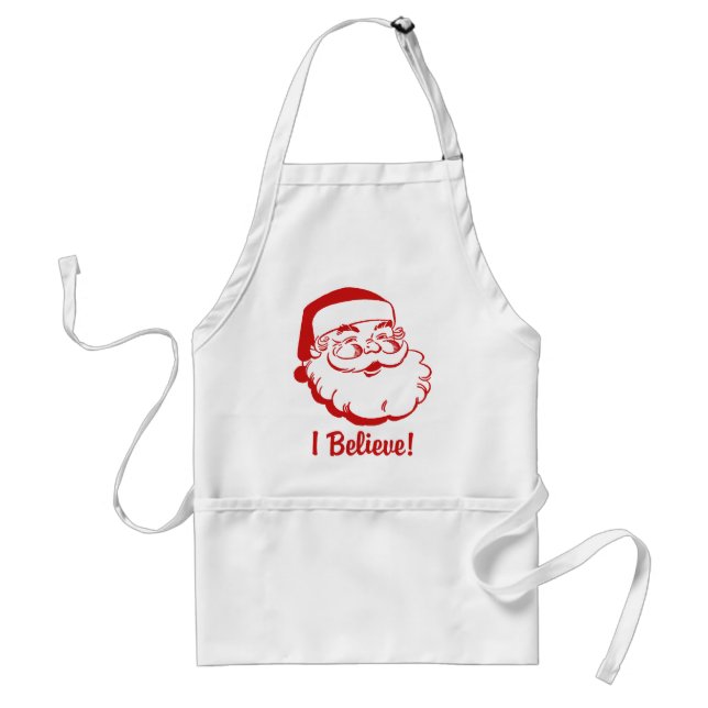 Santa Claus Adult Apron (Front)