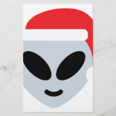 santa claus alien emoji (Front)