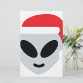 santa claus alien emoji (Standing Front)