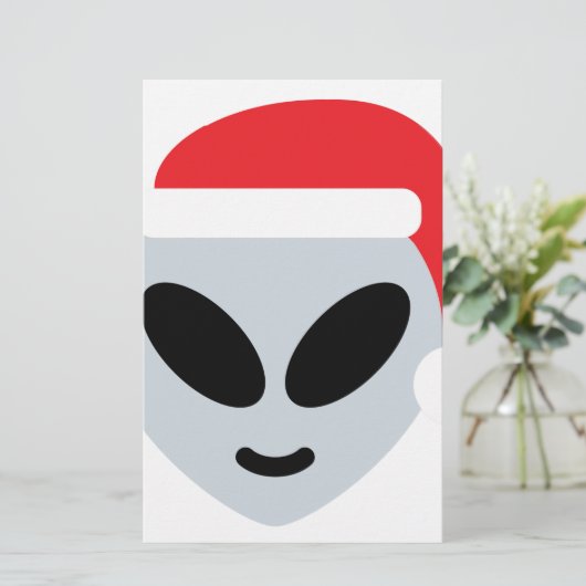 santa claus alien emoji (Standing Front)