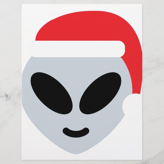 santa claus alien emoji (Front)