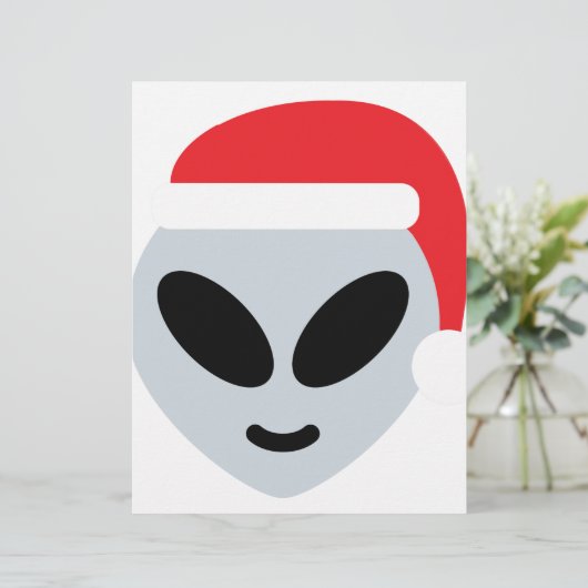 santa claus alien emoji (Standing Front)