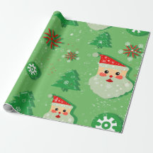 Santa Claus and Festive Firs