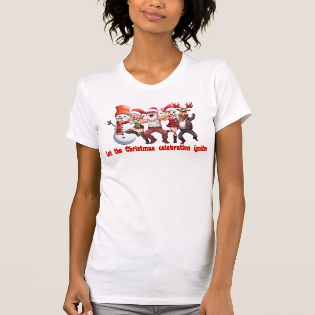 Santa Claus and Friends T-Shirt (Front)