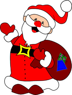 Santa Claus And Gift Bag Clipart Golf Ball Marker Santa Claus And Gift Bag Clipart Golf Ball Marker