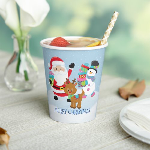Santa Claus And His Friends Paper cup