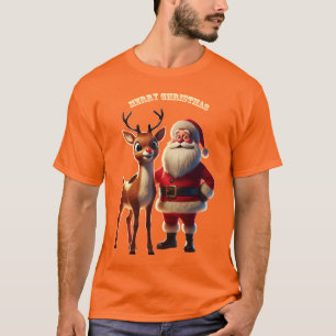 Santa Claus and Rudolph the Red-Nosed Reindeer URM T-Shirt