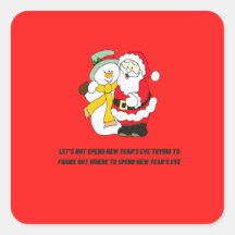 Santa Claus and Snowman Holiday Fun