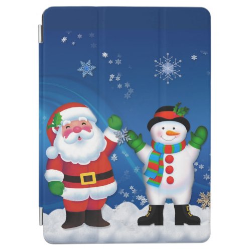 Santa Claus and Snowman iPad Air Case