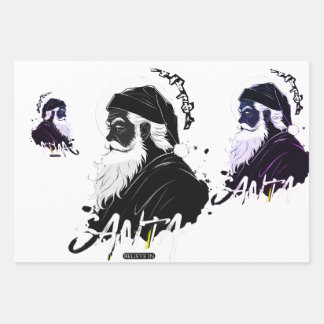 Santa Claus and the Magic of Christmas Wrapping Paper Sheets