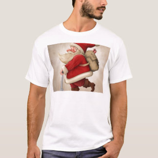 Santa Claus and the Push scooter T-Shirt