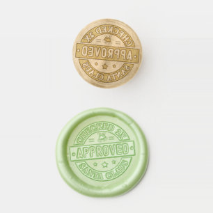 Santa Claus Approved Christmas Wax Seal Stamp