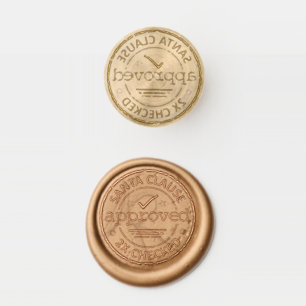Santa Claus Approved Wax Seal Stamp