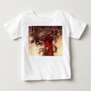 Santa Claus Arthur Rackham Baby T-Shirt